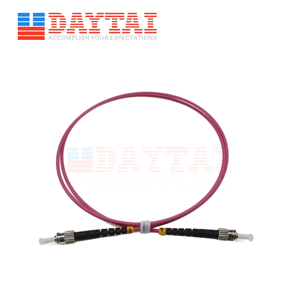 ST/PC to ST/PC Mm Fiber Optic Patch Cord