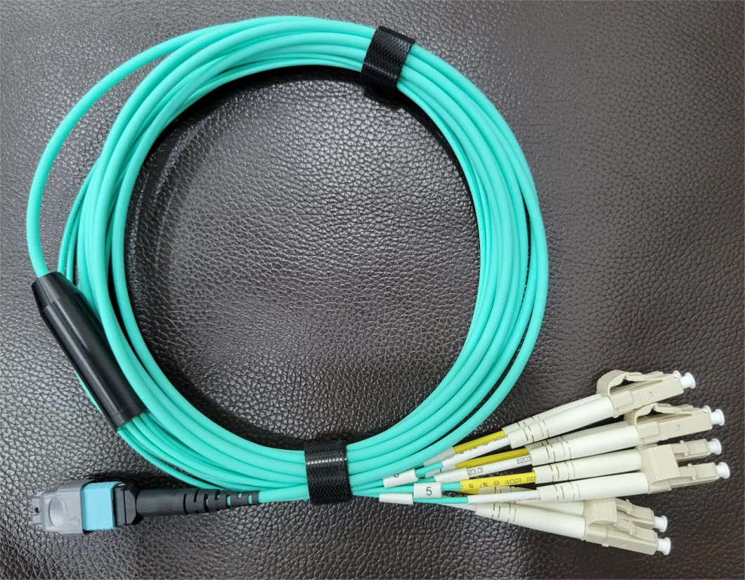 MTP/MPO LC FC Fiber Breakout Cable Multi-Fiber Fanout Patch Cord