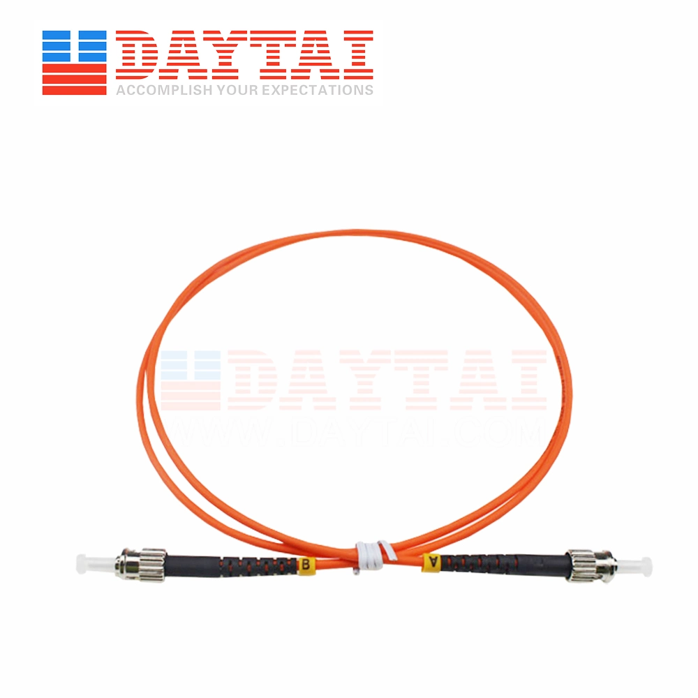 ST/PC to ST/PC Mm Fiber Optic Patch Cord
