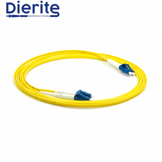 Factory Manufactured Normal Singlemode Duplex OS2 LC Sc FC St Fiber Optic Patch Cord