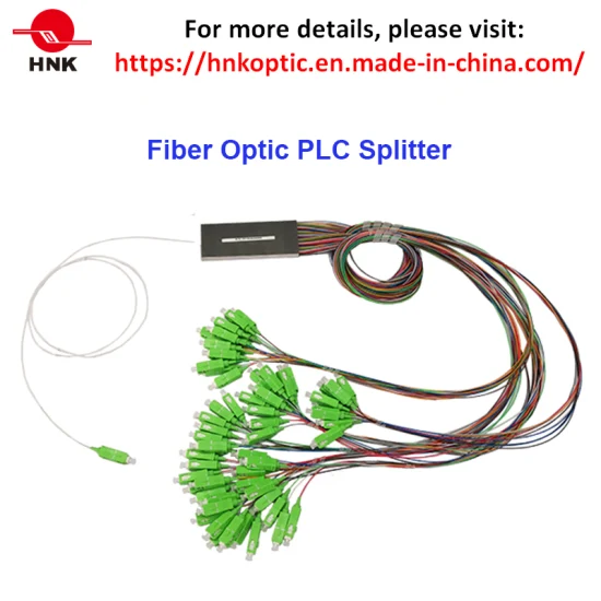 1: 2 Steel Tube Type Fiber Optic Fbt Splitter
